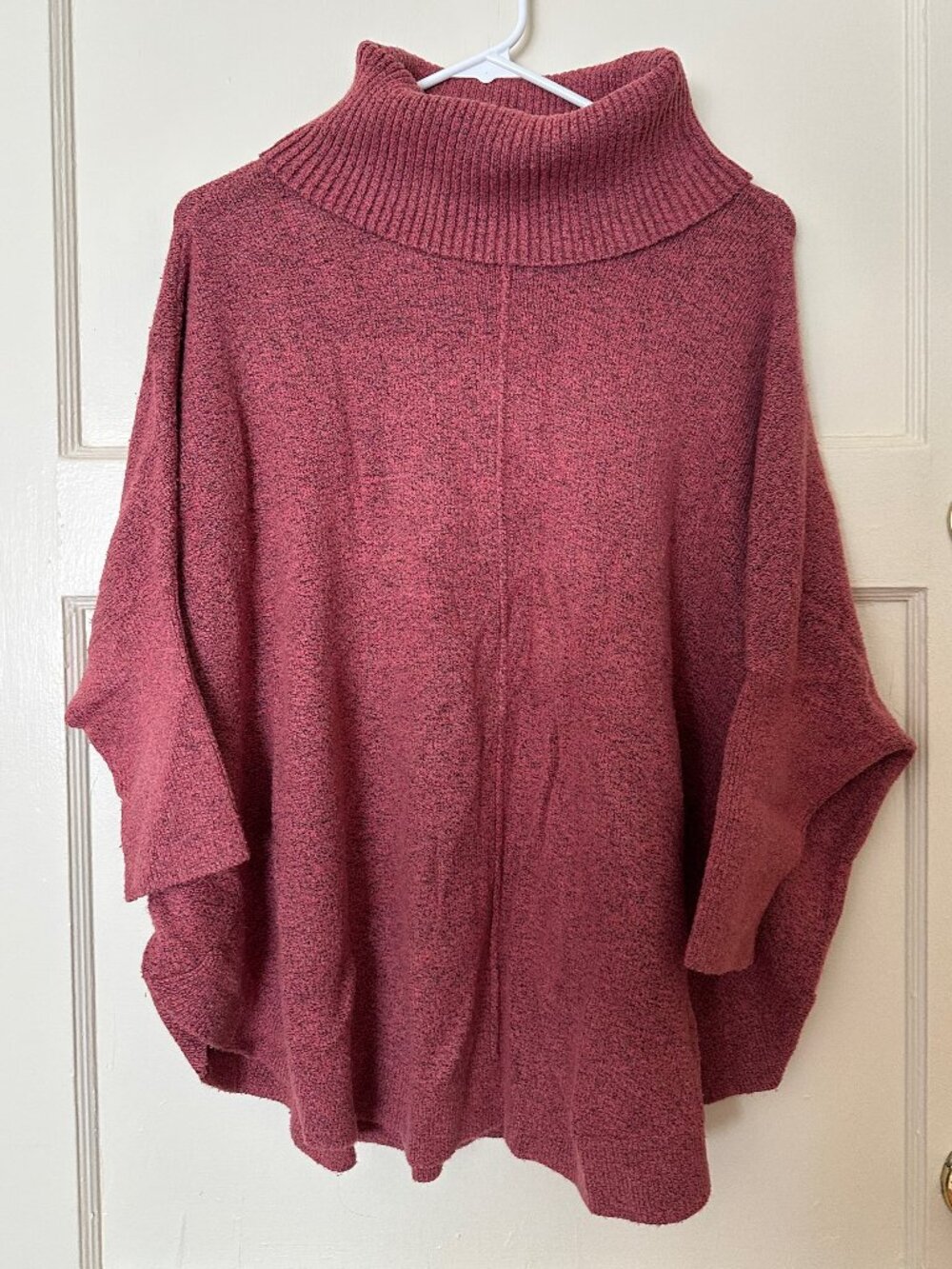LOFT Mauve Turtleneck Sweater Large Petite (LP)